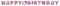 Hello Kitty and Friends "Happy Birthday" Jointed Banner 6.25 ft